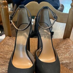 Black Jessica Simpson Heels Size 10
